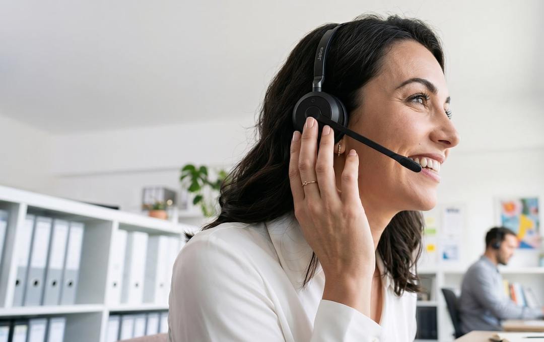 customer support headset office